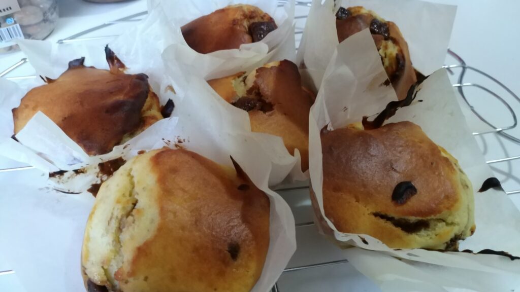 Muffin ricotta e cioccolato