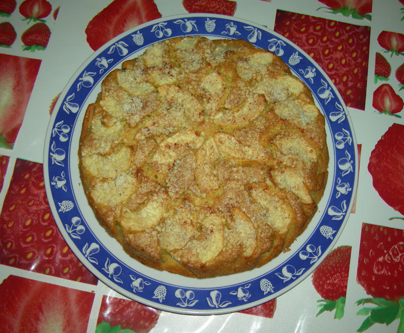 Torta mele e mandorle